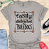 Easily distracted by bulldogs - V4 - Vintage Poster T-Shirt